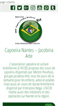 Mobile Screenshot of capoeirajacobina-arte.com