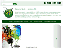 Tablet Screenshot of capoeirajacobina-arte.com